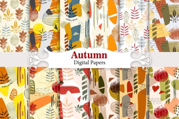 Autumn Seamless Patterns