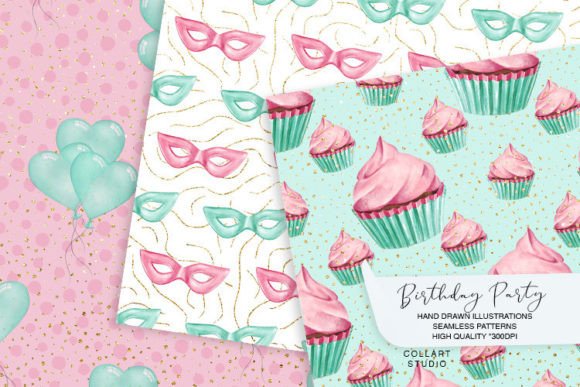 Birthday Seamless Patterns, Background