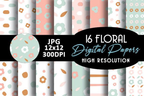 Boho Minimalist Floral Patterns