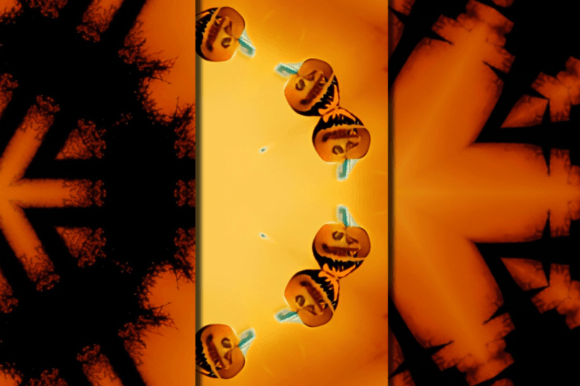 Halloween Color Pumpkin Fabric Patterns