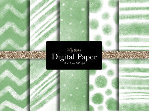 Pastel Green Patterns Collection
