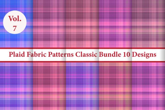 Plaid Fabric Patterns Classic Vol.7: A Practical Guide for Designers and Crafters